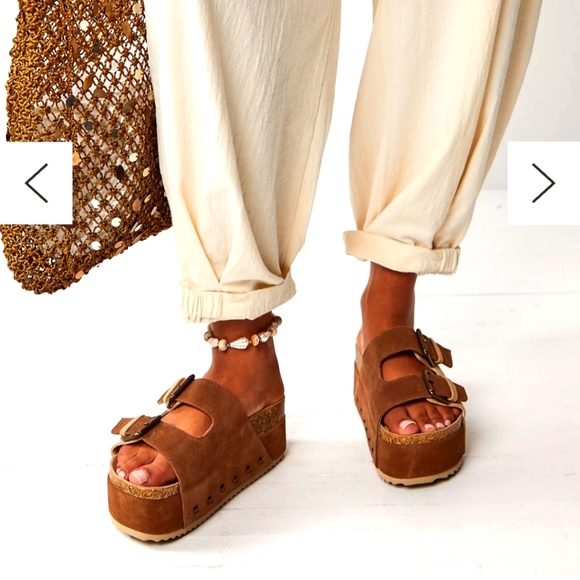 Free People platform sandals - Picture 1 of 8